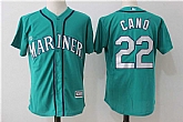 Seattle Mariners #22 Robinson Cano Northwest Green Alternate New Cool Base Jersey,baseball caps,new era cap wholesale,wholesale hats